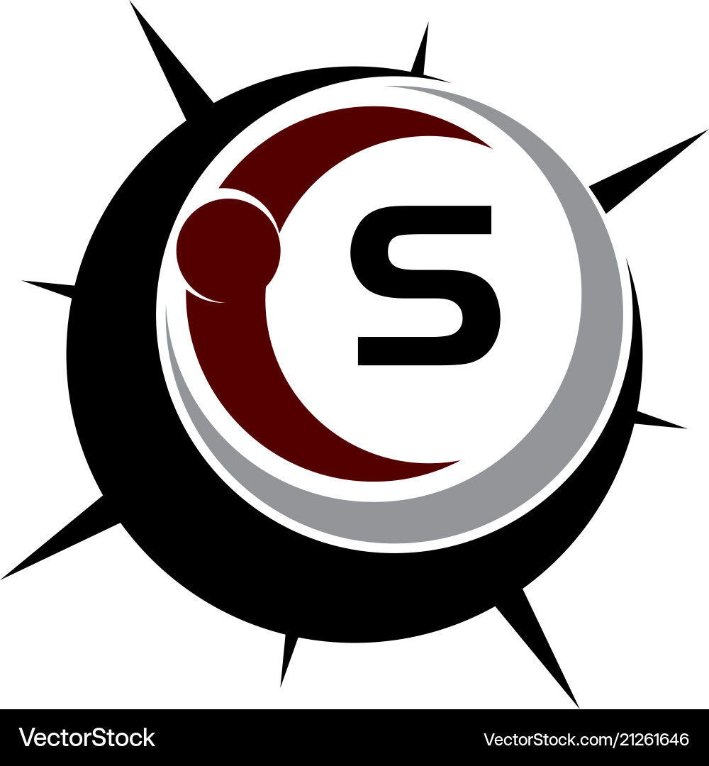 Insights guide initial s logo design template Vector Image