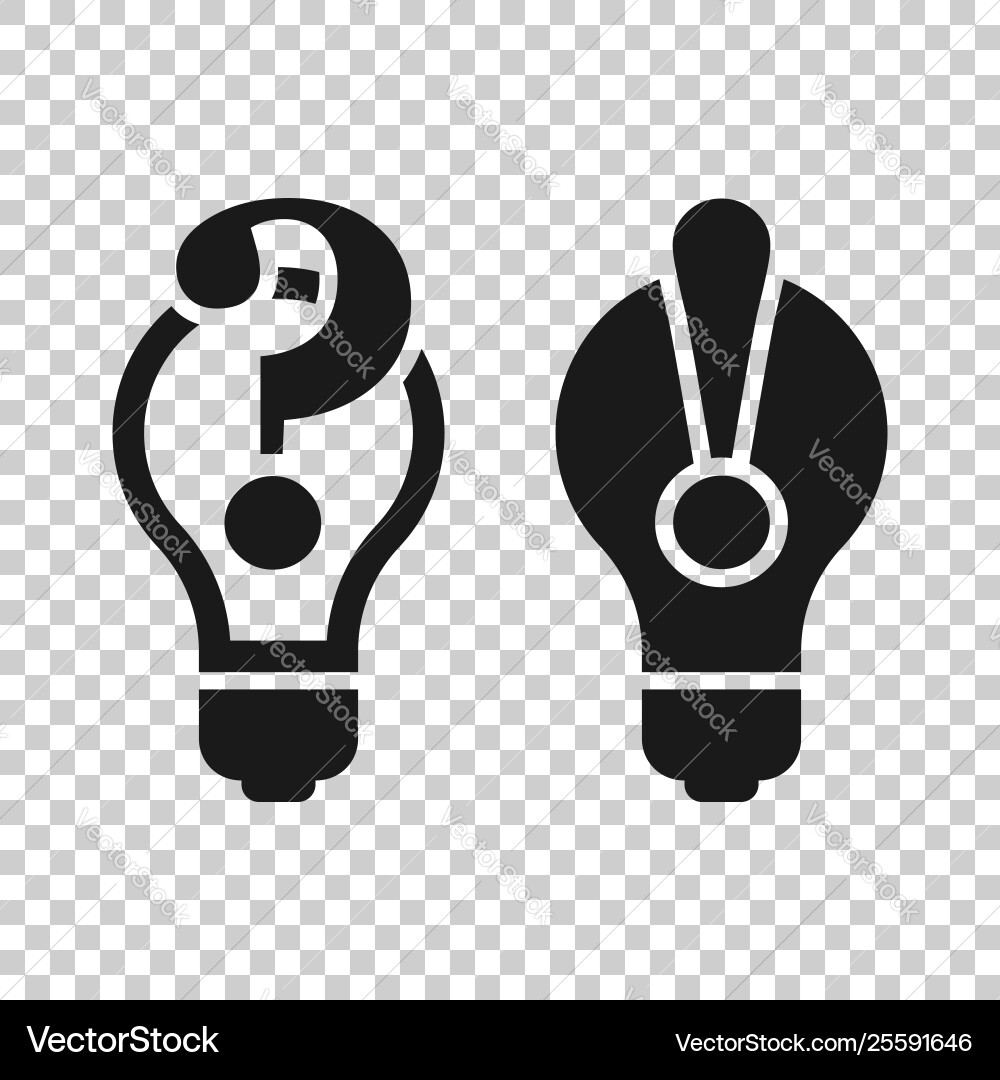 Problem solution icon in transparent style light Problem solution icon in transparent style light vector image