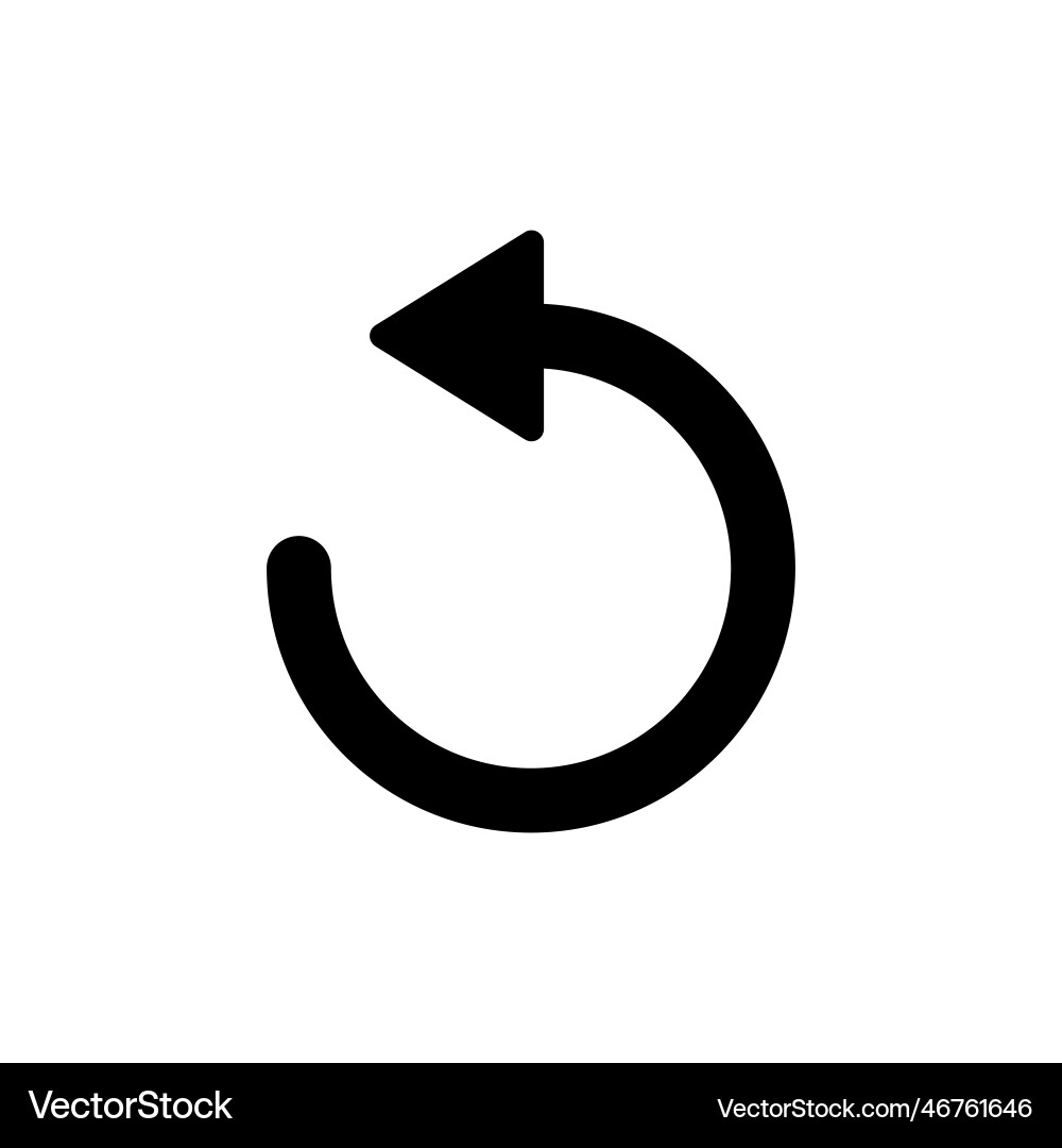 Refresh icon reload update vector image