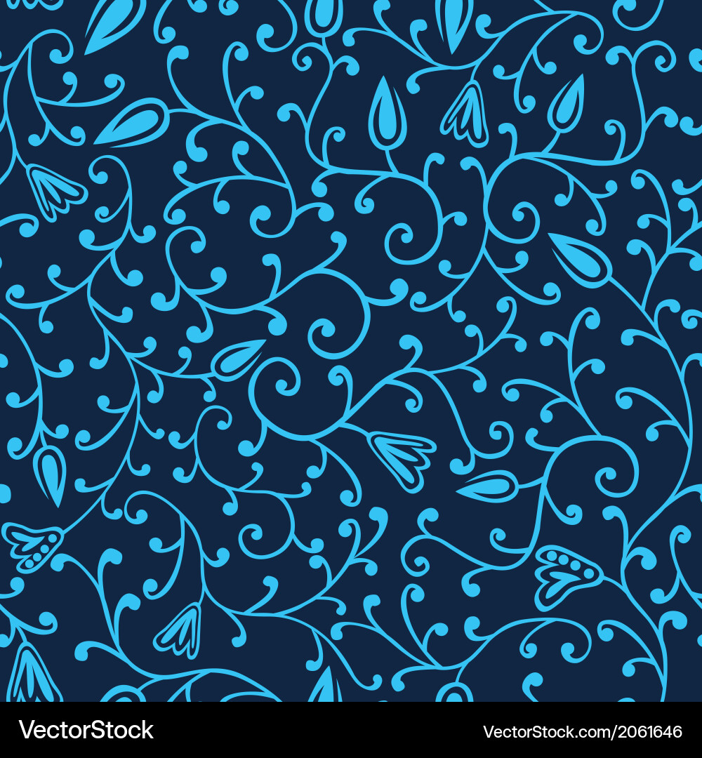 Seamless pattern with leaf abstract texture vector image