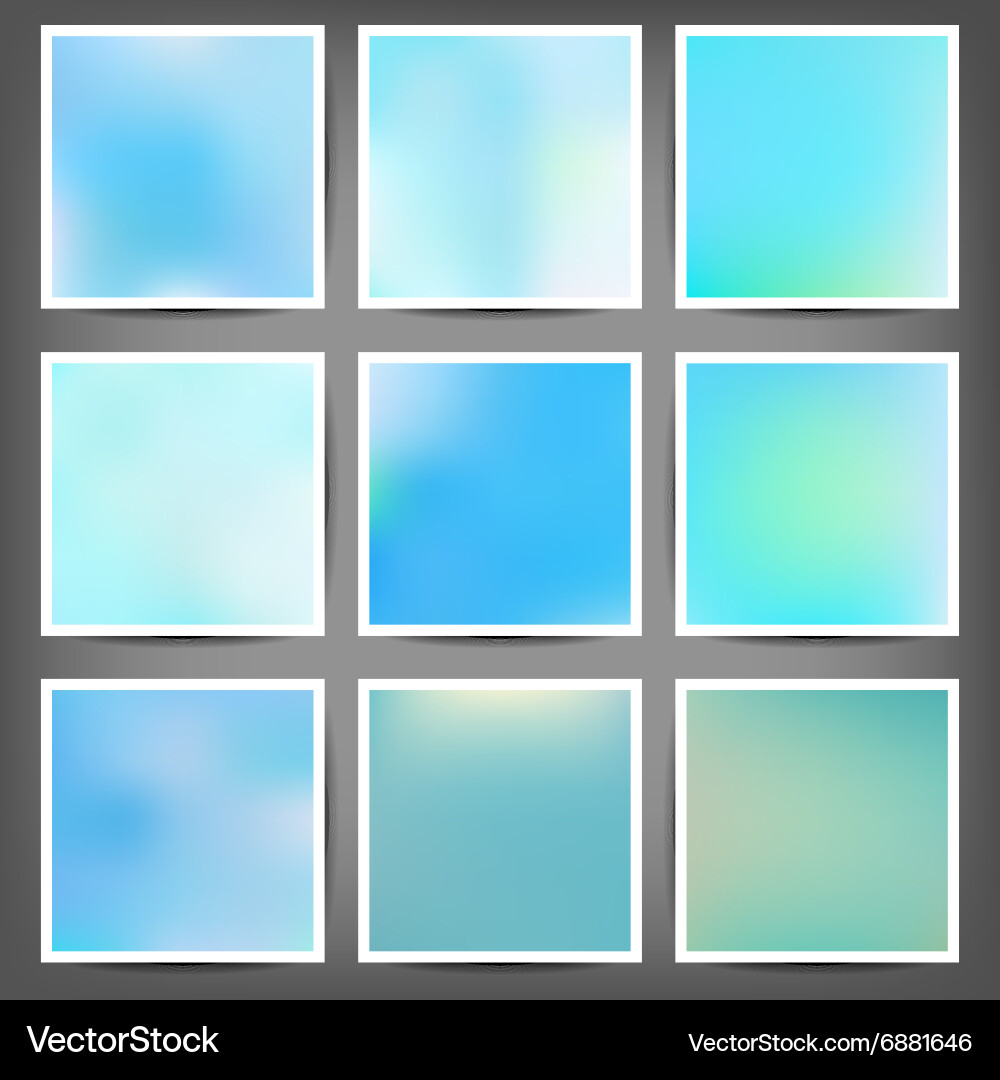 Smooth colorful backgrounds collection with aged Vector Image