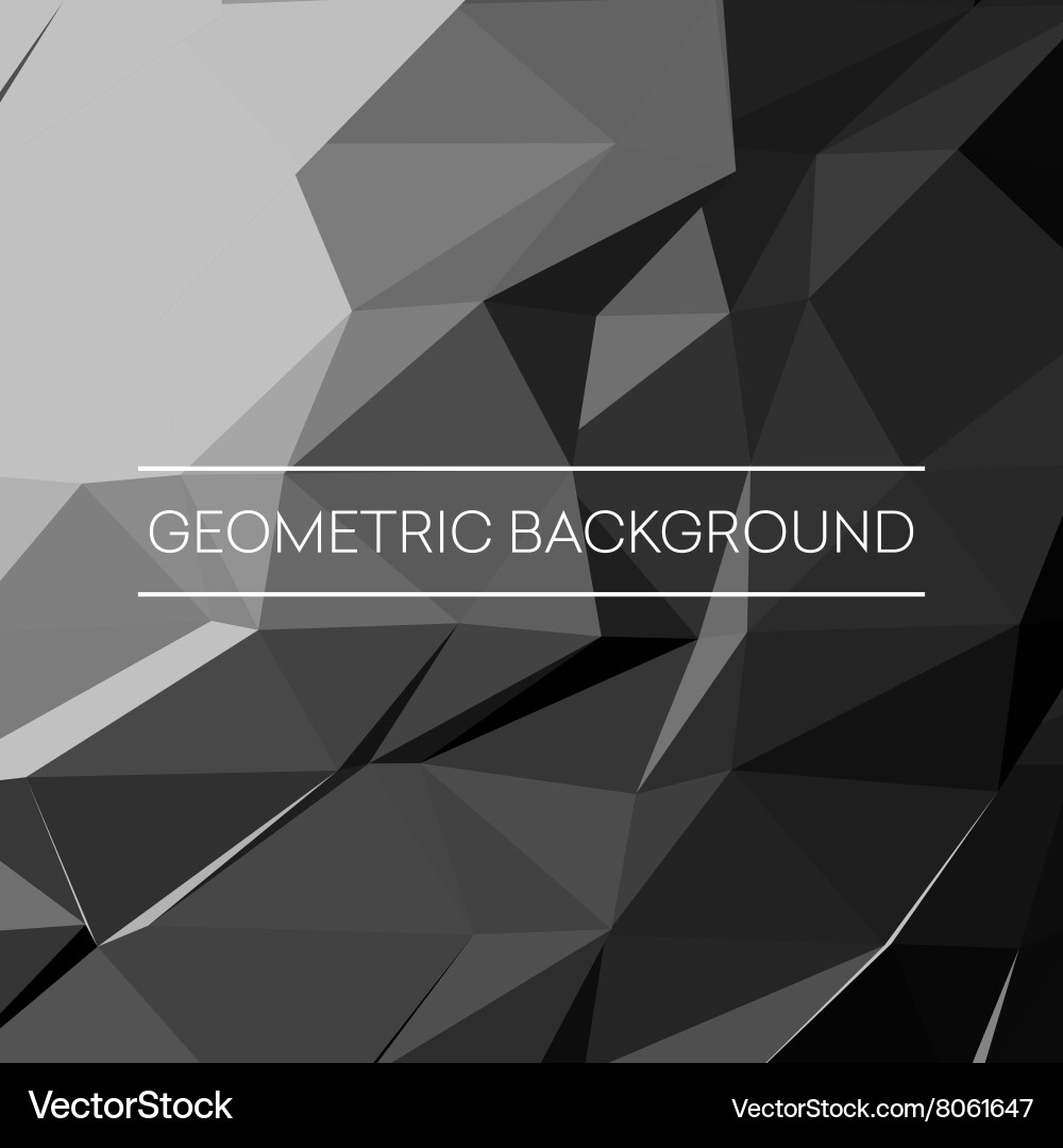 Geometric pattern triangles background vector image
