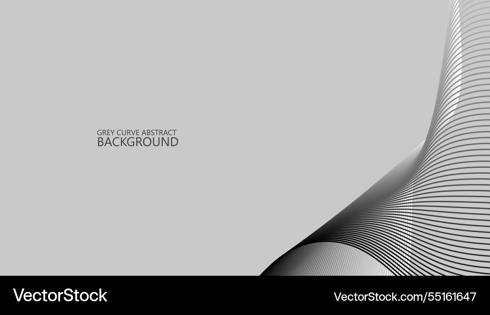 Grey abstract with curve stripes lines Grey abstract with curve stripes lines Vector Image