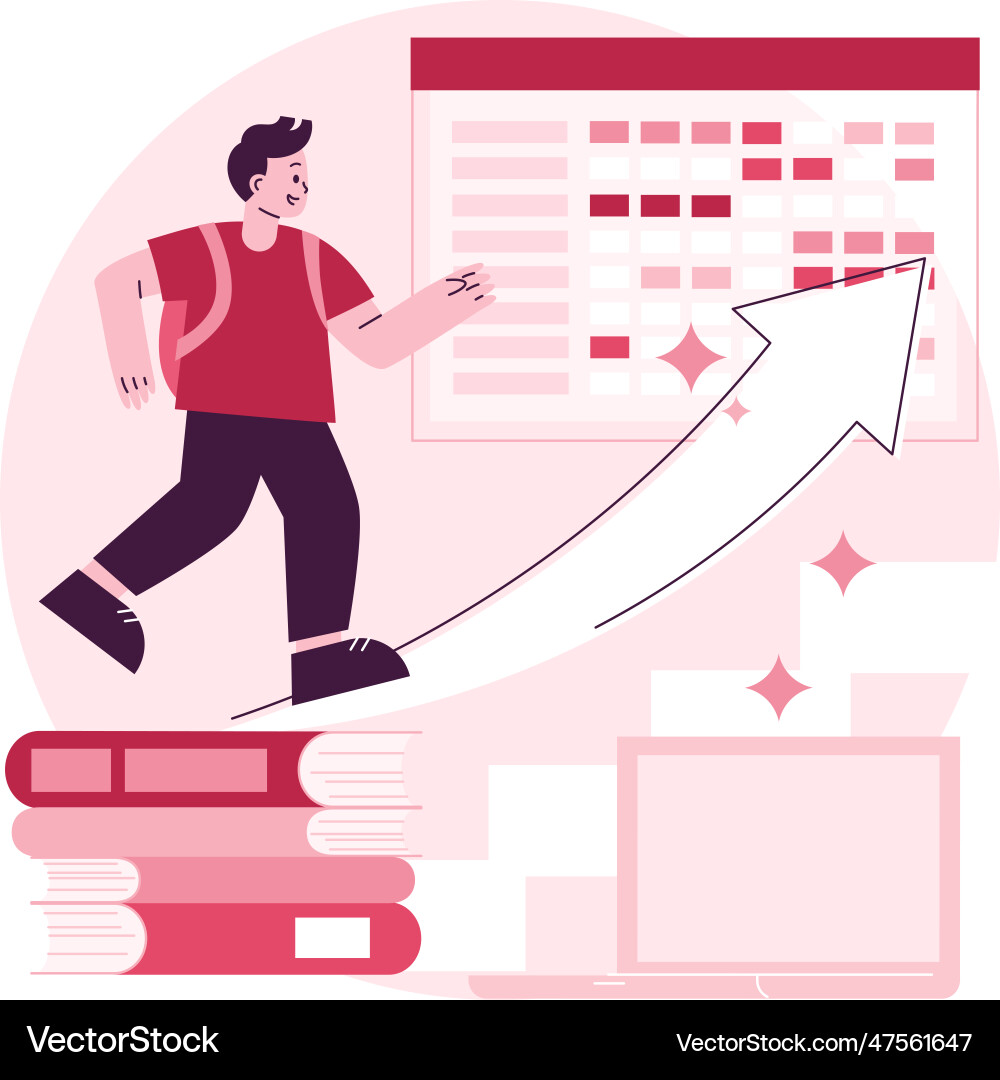 K-12 program abstract concept K-12 program abstract concept vector image