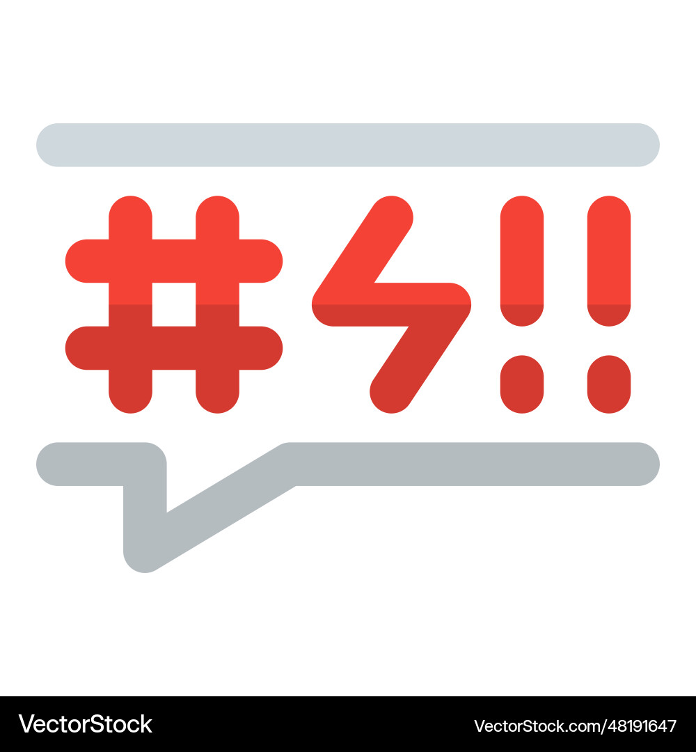 Using digital technology for bad abusive comment Vector Image