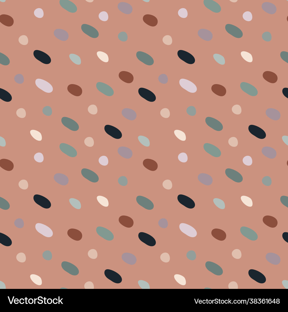 Abstract seamless pattern with multicolored spots vector image