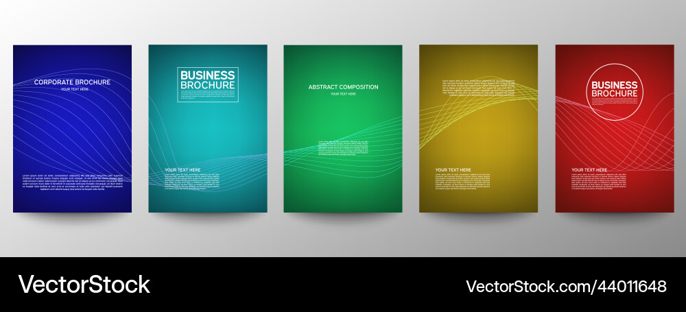 Cover geometric minimal set abstract line pattern Cover geometric minimal set abstract line pattern vector image