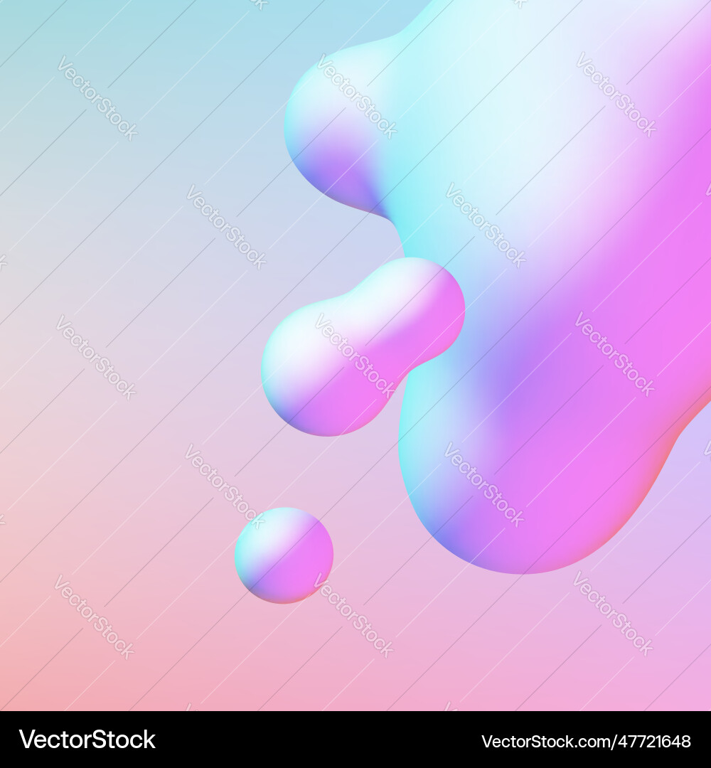Flüssiges Design flüssige Blobs mit pulsierenden intensiven vektorbild
