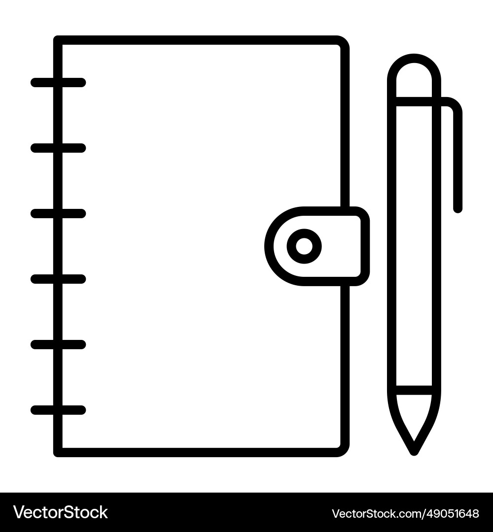 Notebook icon Vector Image