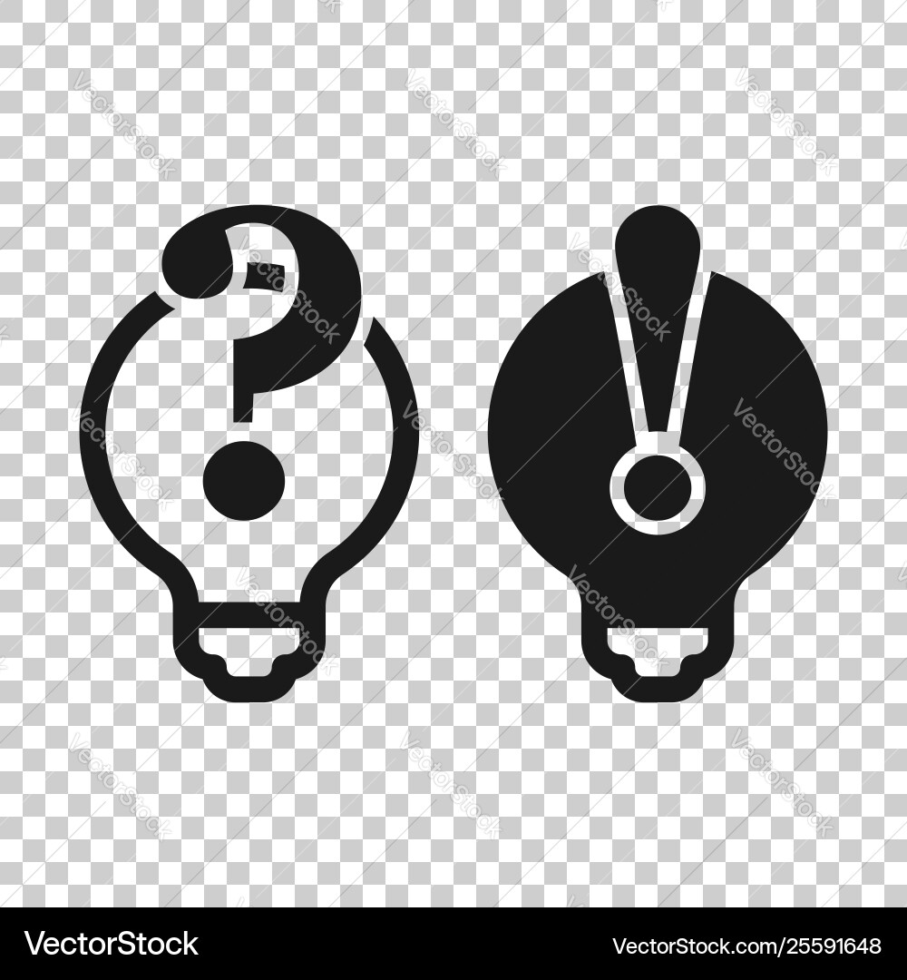 Problem solution icon in transparent style light Problem solution icon in transparent style light vector image