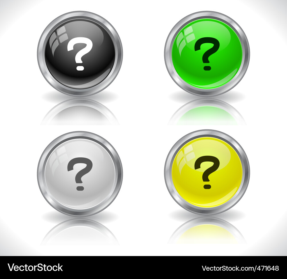 Website buttons vector image