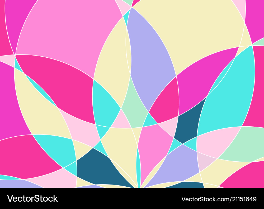 Abstract pattern with multi-colored parts vector image