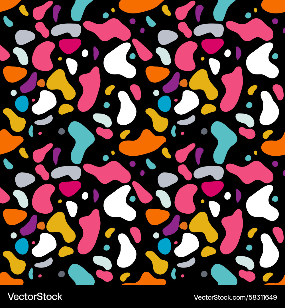 Dynamic Colorful Abstract Pattern Vector Image