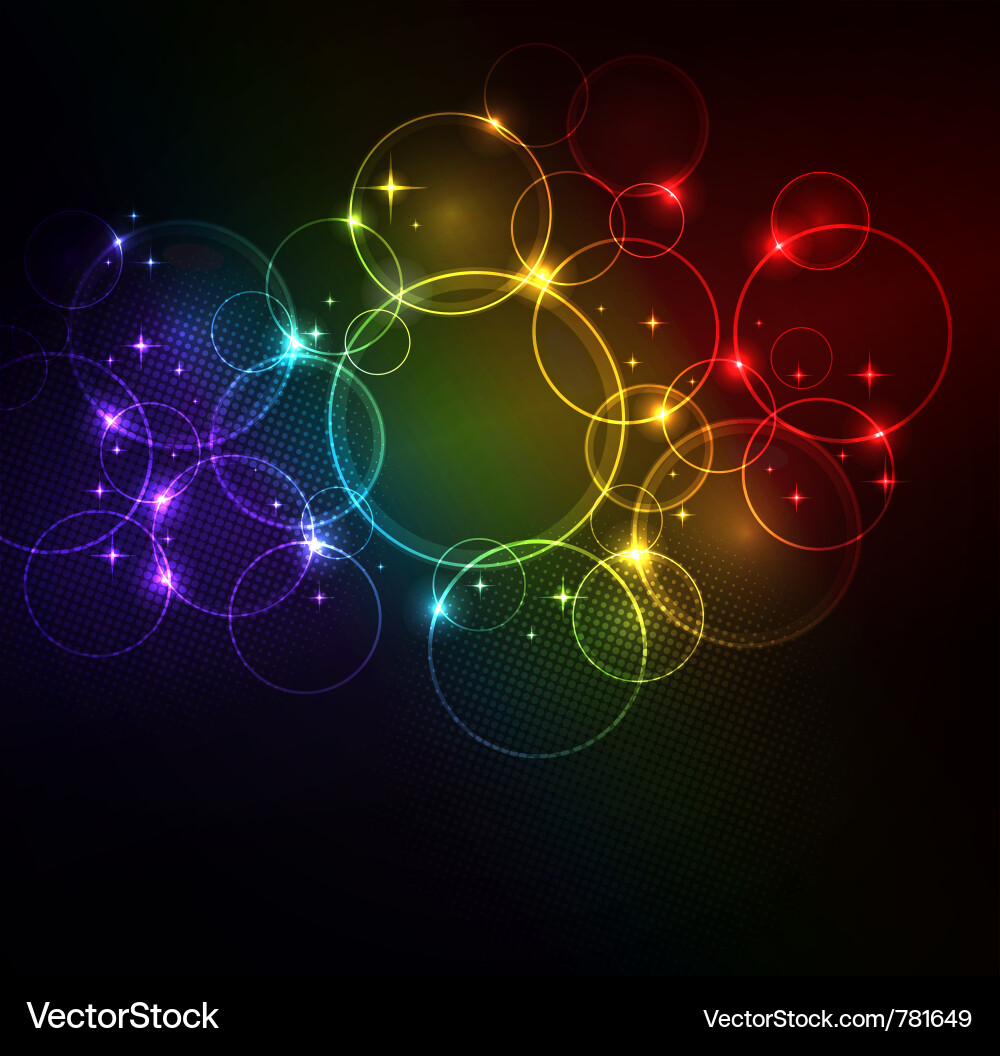 Glowing abstract background Vector Image