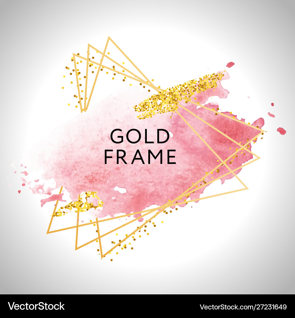 Gold Rahmen Farbe Hand lackiert Pinsel Schlag Gold Rahmen Farbe Hand lackiert Pinsel Schlag vektorbild