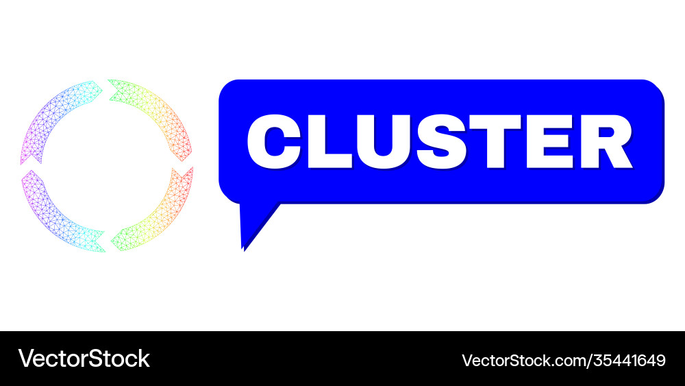 Spectral network gradient rotation icon Spectral network gradient rotation icon vector image