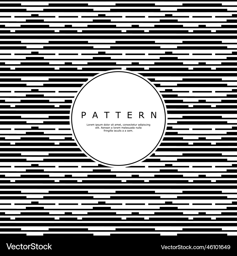 Striped triangle lines abstract pattern design vector image