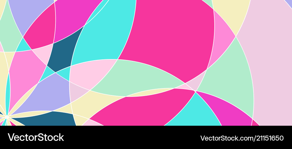 Abstract pattern with multi-colored parts vector image