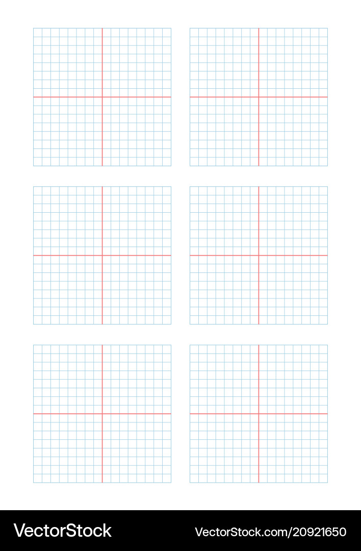 Cartesian Coordinate Grid Vector Image