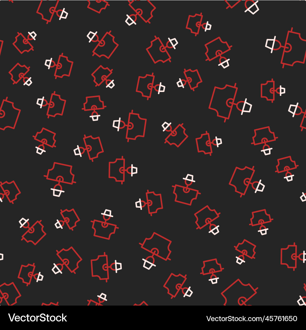 Line scarecrow icon isolated seamless pattern Line scarecrow icon isolated seamless pattern Vector Image