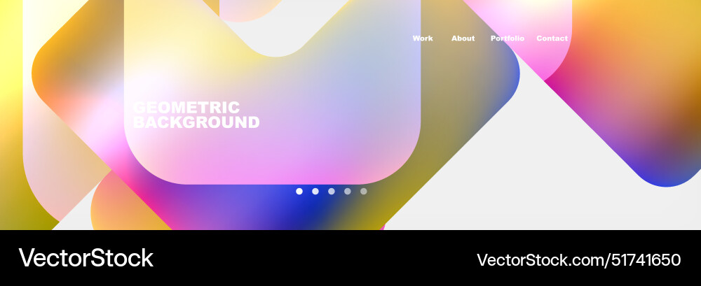 Square internet web page design template Square internet web page design template Vector Image