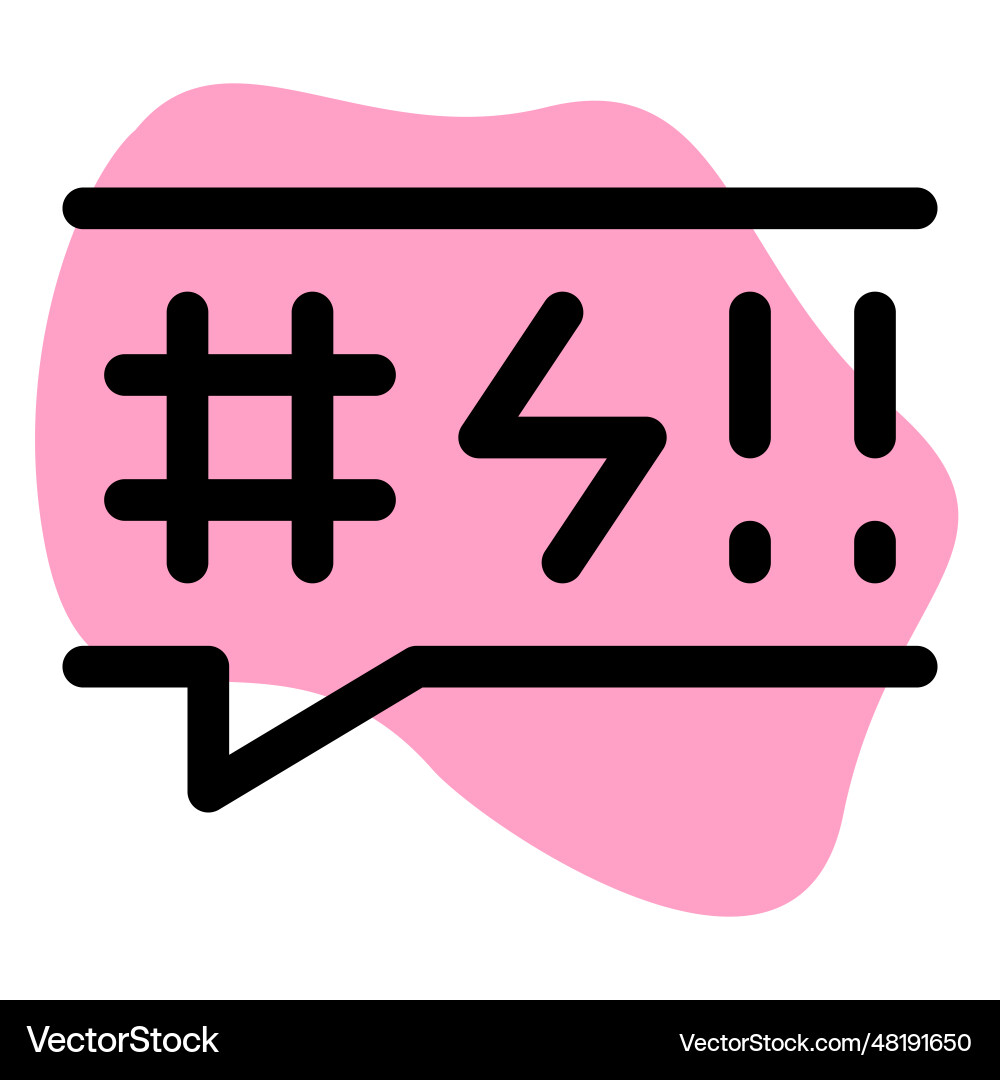 Using digital technology for bad abusive comment Vector Image