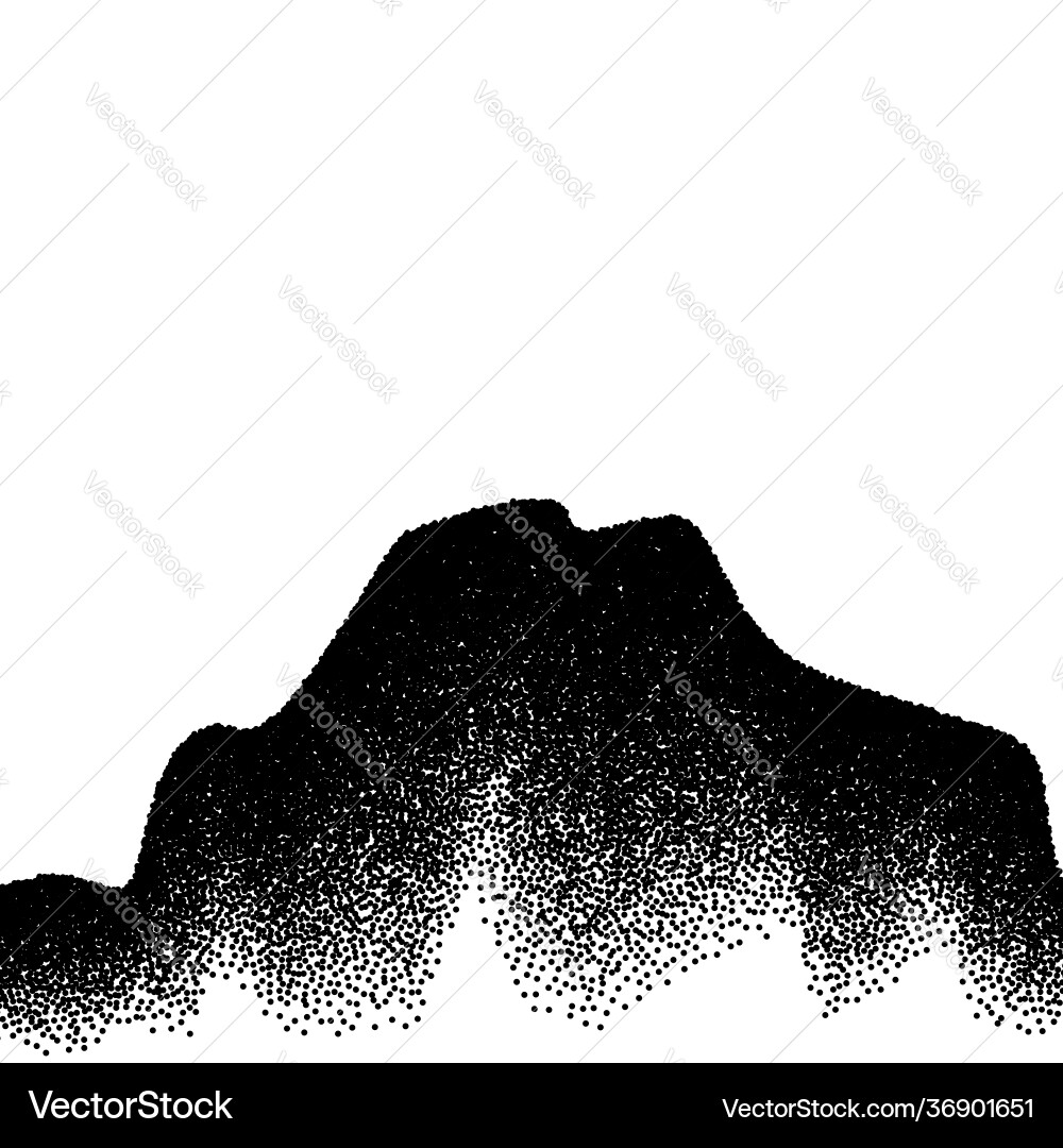 Abstract background with wave scattered dots Abstract background with wave scattered dots vector image