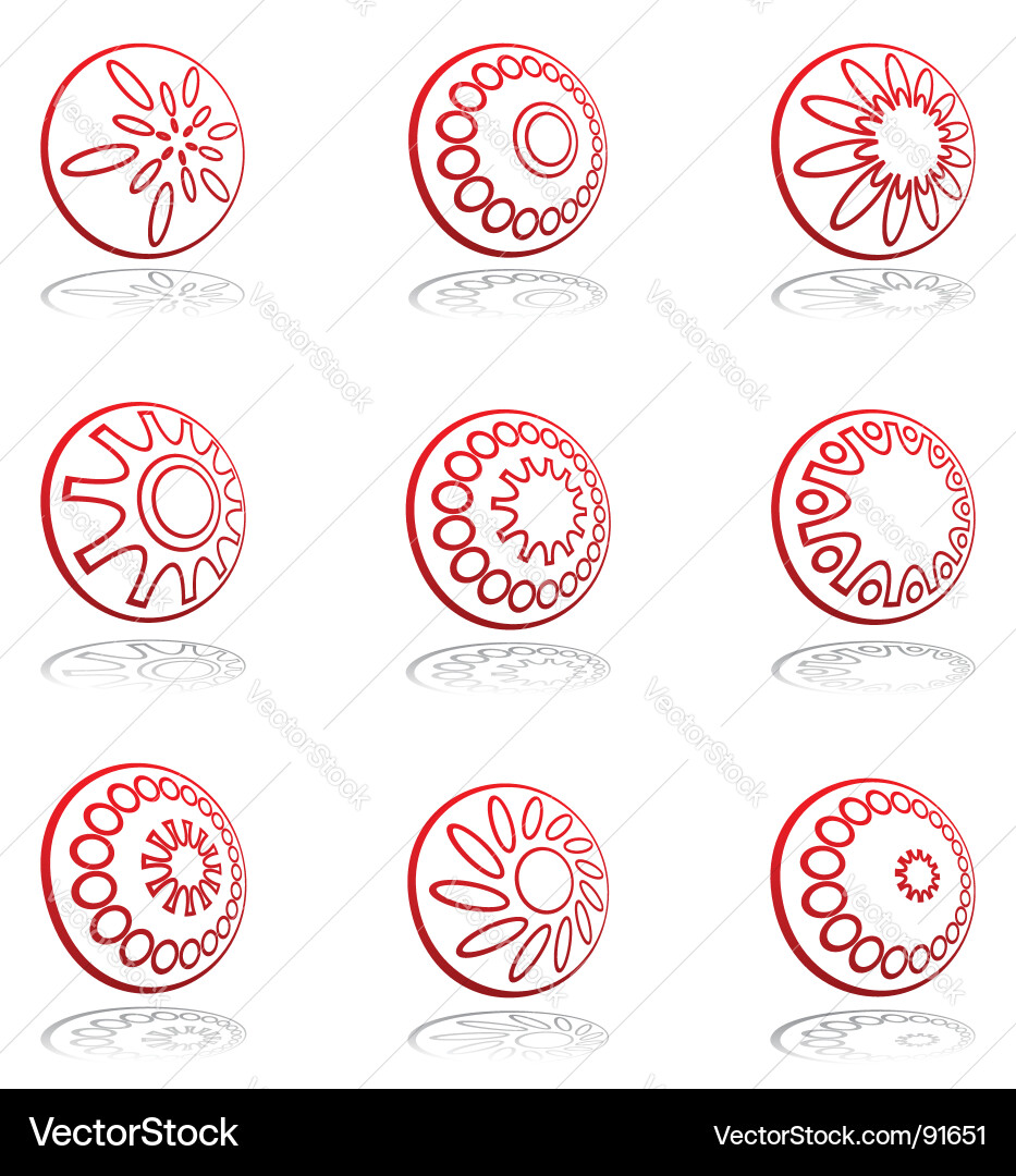 Design elements vector image
