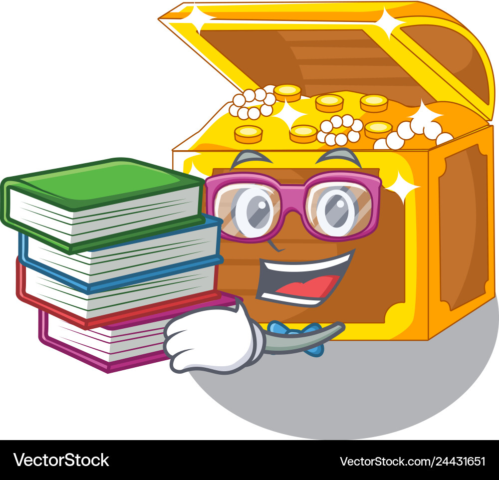Schüler mit Buch Miniatur unter Wasser Schatz Schüler mit Buch Miniatur unter Wasser Schatz vektorbild