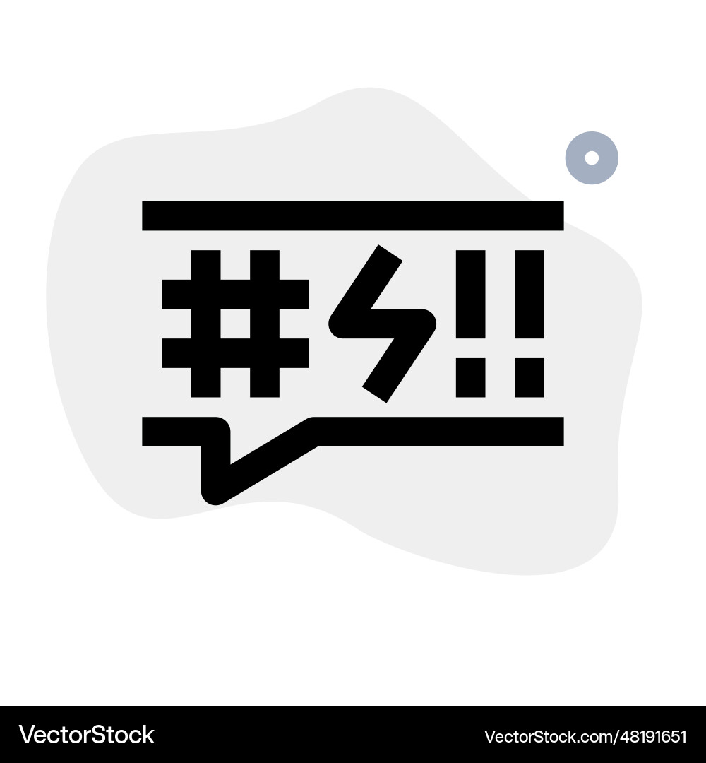 Using digital technology for bad abusive comment Vector Image