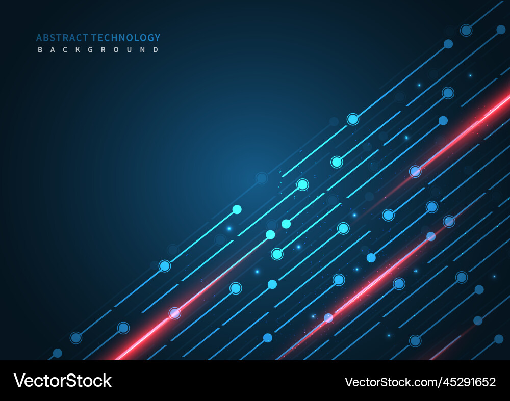 Abstract technology lines diagonal overlapping Abstract technology lines diagonal overlapping Vector Image