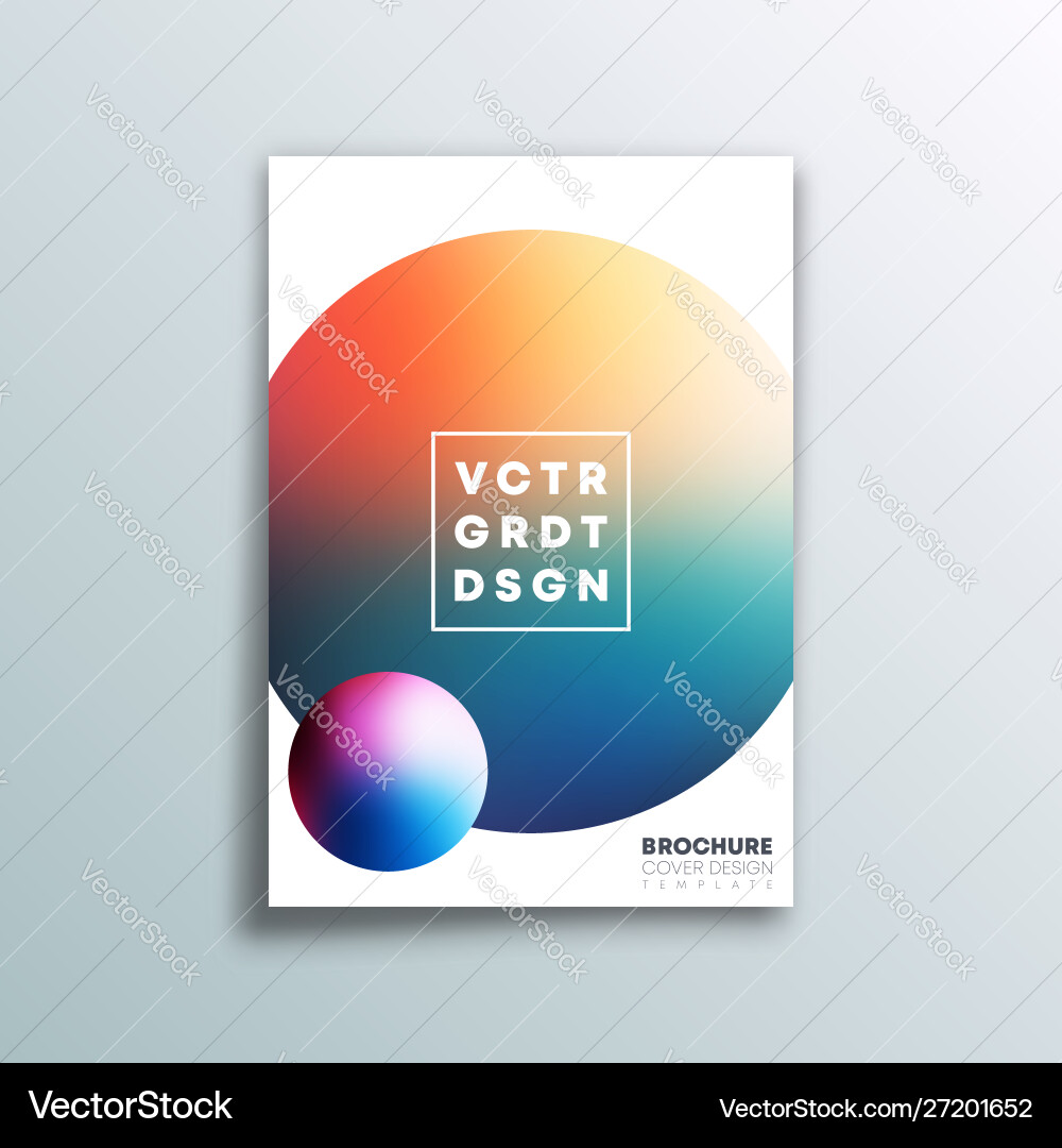 Background with colorful gradient ball design Background with colorful gradient ball design vector image