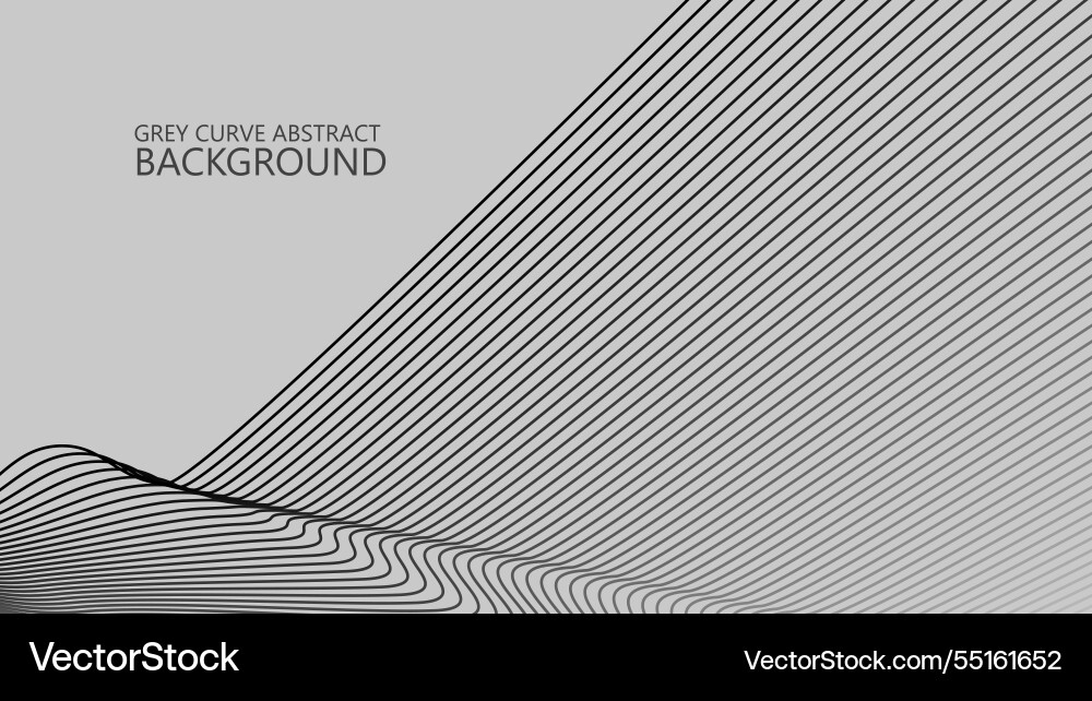 Grey abstract with curve stripes lines Grey abstract with curve stripes lines Vector Image