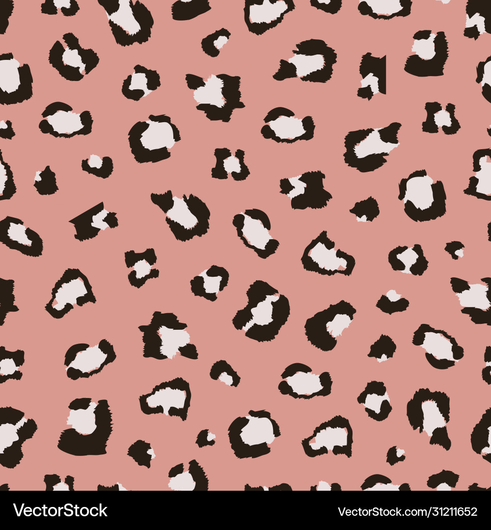 Leopard Print Pattern vector image