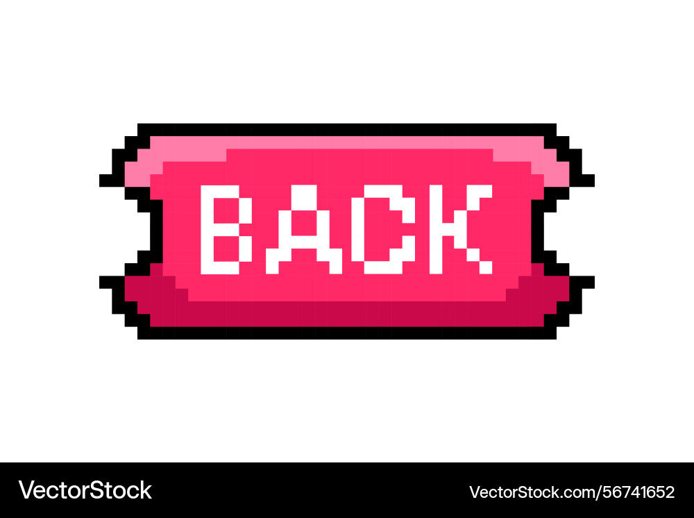 Pixel game ui element that enhance interactive Pixel game ui element that enhance interactive vector image