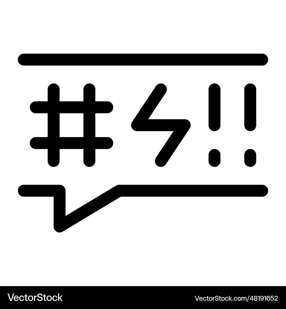 Using digital technology for bad abusive comment Vector Image