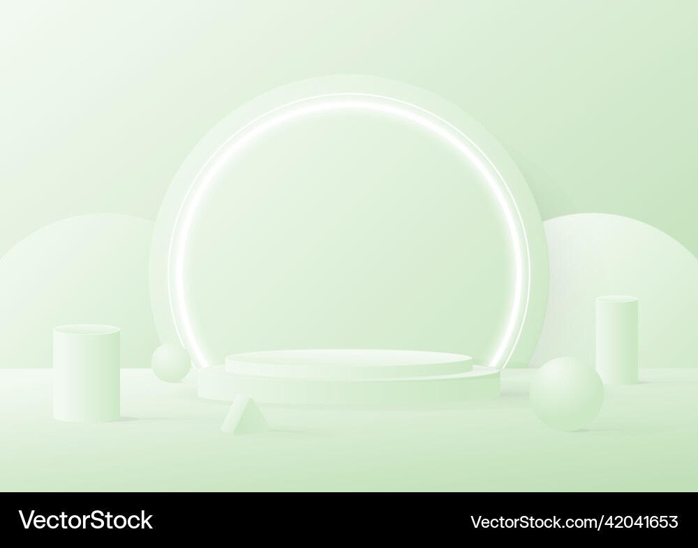 Abstract minimal stage showcase platform Abstract minimal stage showcase platform vector image
