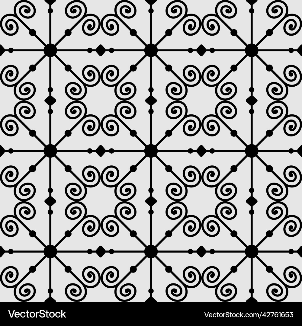 Abstract seamless repeat pattern flat style design vector image