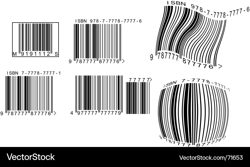 Barcode Pattern vector image