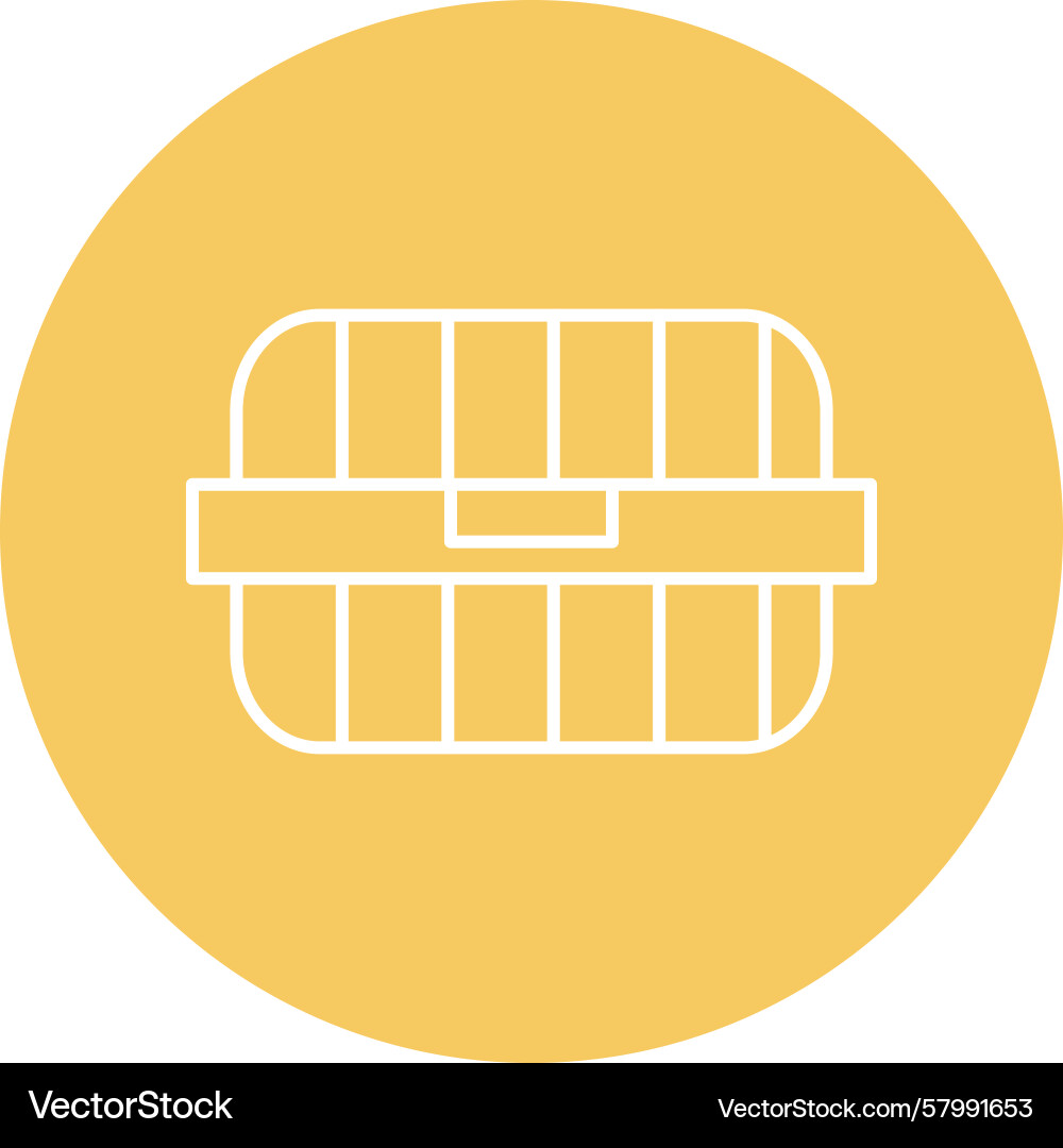 Containers line multi circle Vector Image