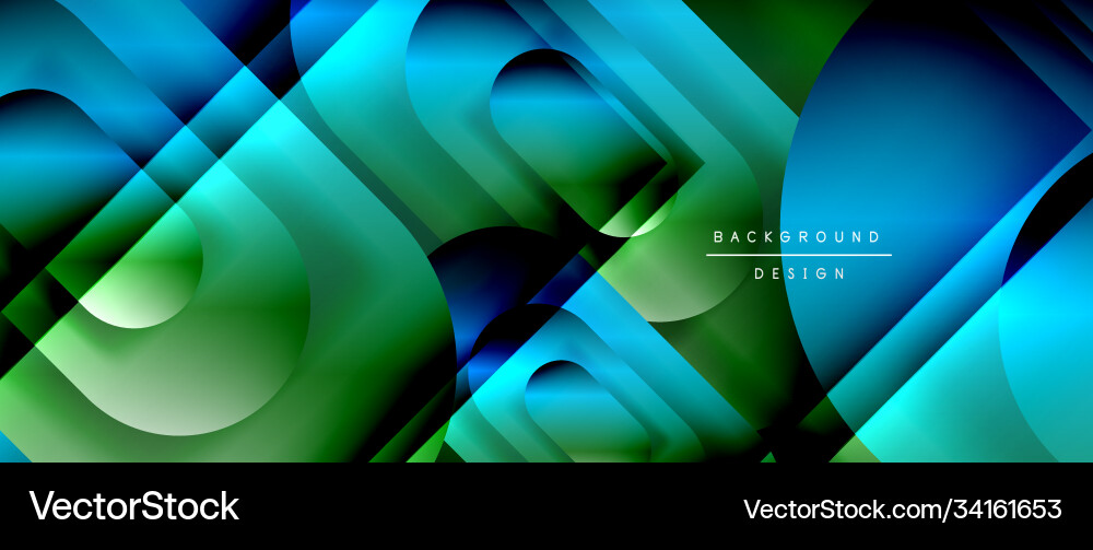 Geometric abstract background with lines Vector Image
