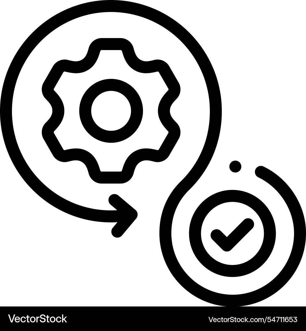 Manager icon thin linear style design isolated Manager icon thin linear style design isolated vector image