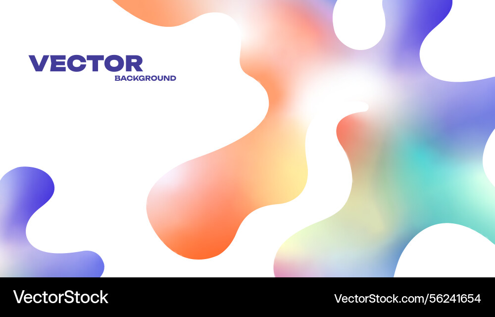 Background with fluid gradient shapes Background with fluid gradient shapes vector image
