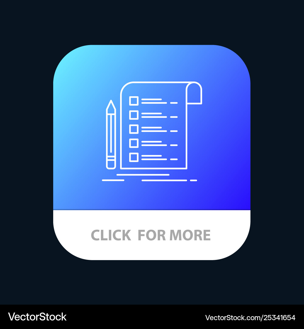 File report invoice card checklist mobile app File report invoice card checklist mobile app vector image