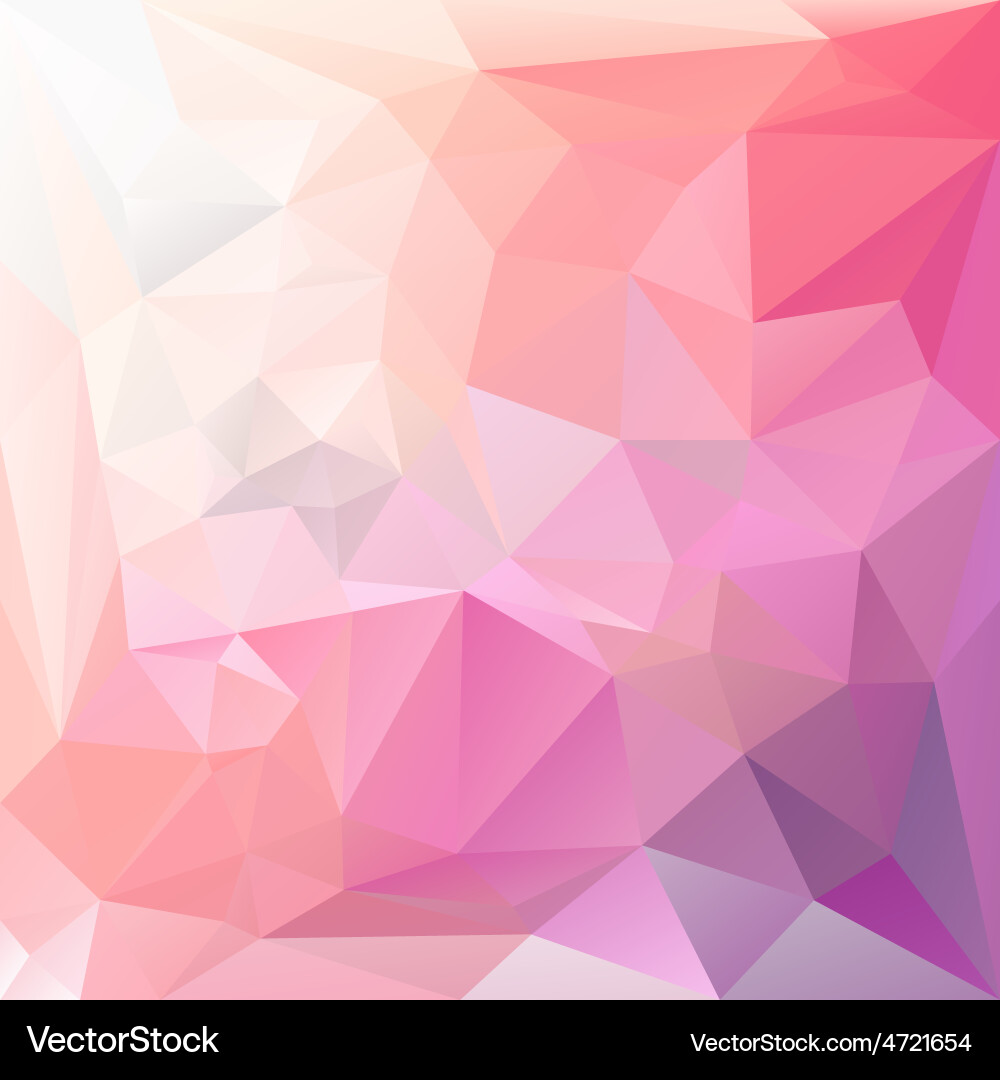 Ice pink violet polygonal triangular pattern Vector Image