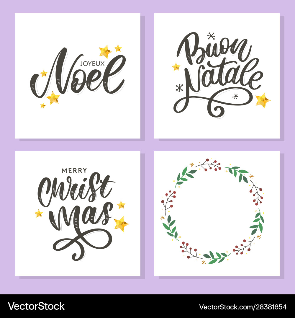 Merry christmas card template with greetings Merry christmas card template with greetings vector image