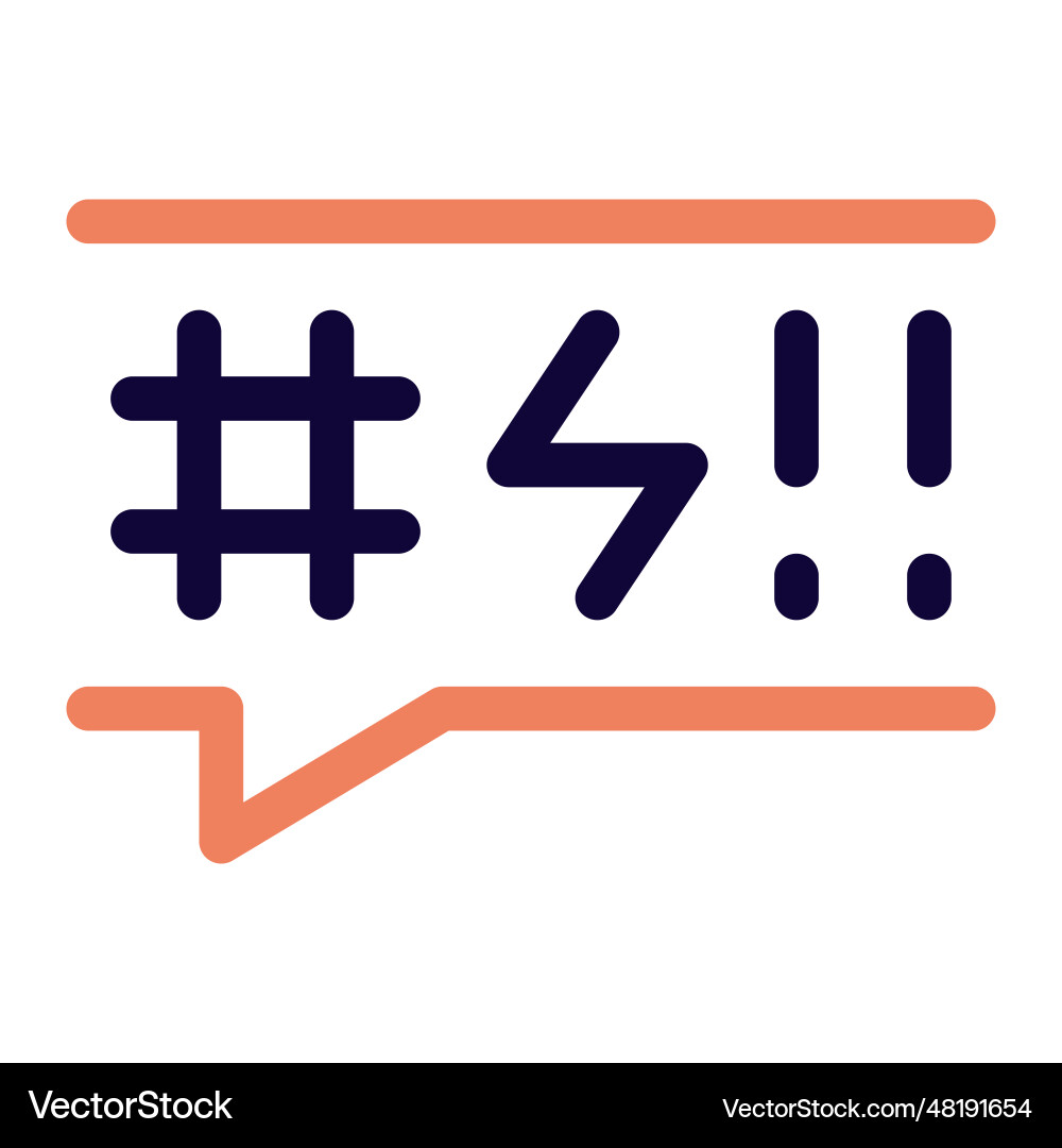 Using digital technology for bad abusive comment Vector Image