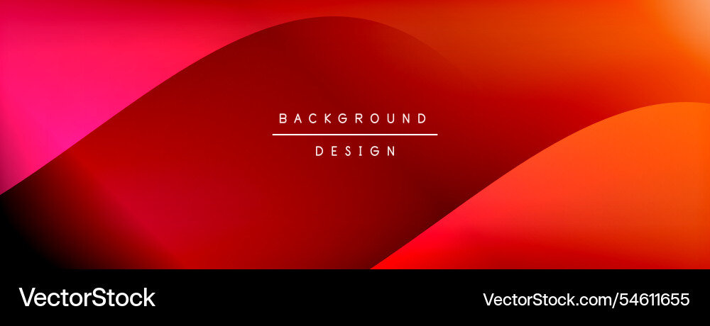 Bright rainbow style color gradient with curve Vector Image