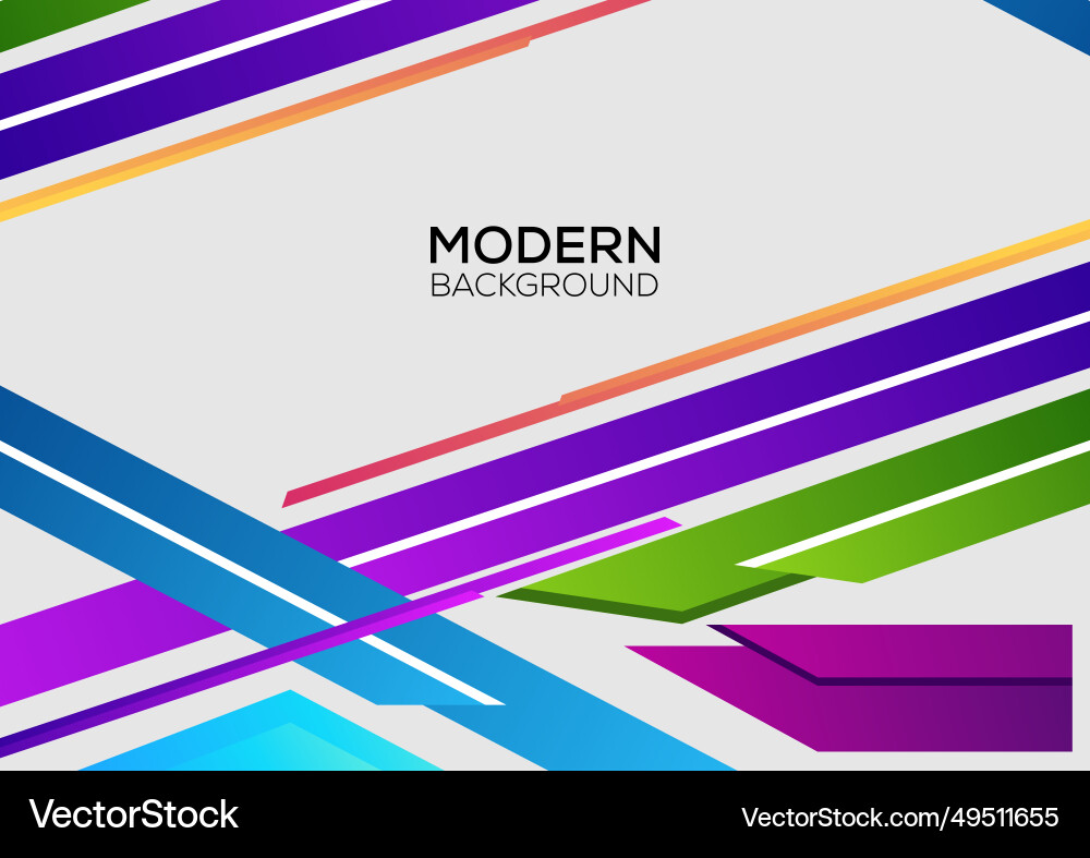 Gradient modern abstract background design Vector Image