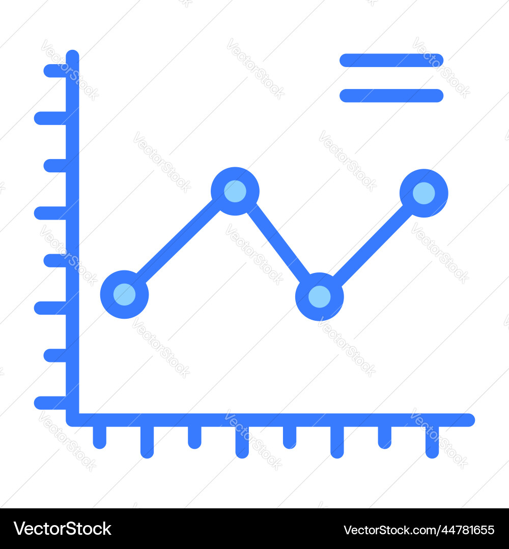 Graph icon user interface as a simple sign vector image